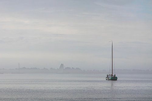 Skûtsje in the fog by ThomasVaer | Tom Coehoorn