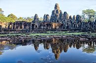 ANGKOR WAT, KAMBODIEN, 5. DEZEMBER 2015 - Ruinen des Bayon-Tempels in Angkor Wat in Kambodscha. von Wout Kok Miniaturansicht