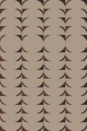 Art rétro des années 70. Motif géométrique abstrait n° 9
