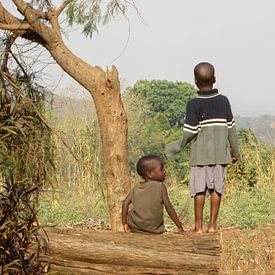 Kinderen in Malawi van Fred Fiets