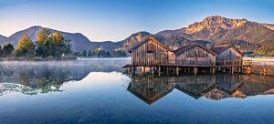 Sonnenaufgang am Kochelsee