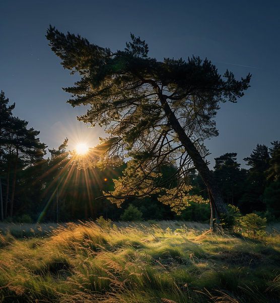 Sanfter Sommerwald im Grünen von fernlichtsicht