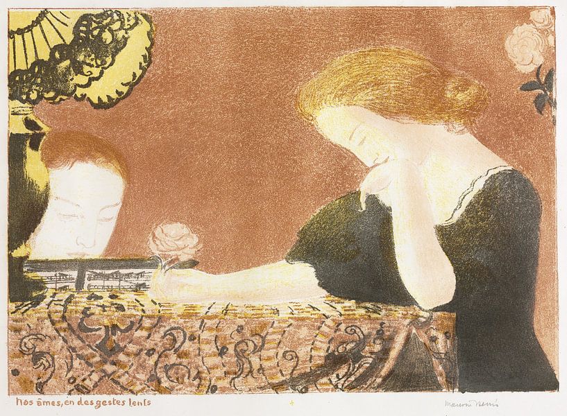 Unsere Seelen, in kleinen Gesten, Maurice Denis, Liebe - 1911 von Atelier Liesjes