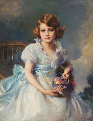 Philip de László~Queen Elizabeth II (B. 1926) wanneer prinses Elizabeth van York --kopie
