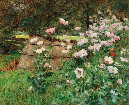 Olga Wisinger-Florian – Im Bauerngarten, ca. 1898