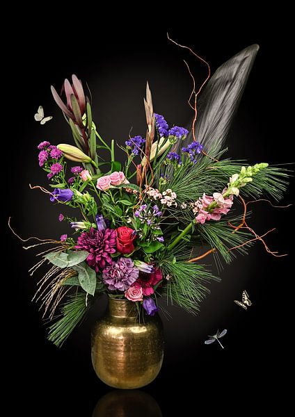 Nature morte fleurs par Marjolein van Middelkoop