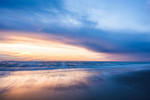 abstract zeelandschap