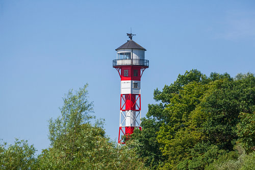 Leuchtturm Unterfeuer Rissen, Rissen, Hamburg, Deutschland