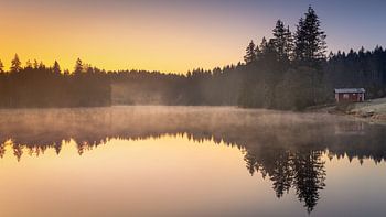 Sonnenaufgang am Ziegenberger Teich