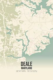 Vintage map of Deale (Maryland), USA. by Prints of Place