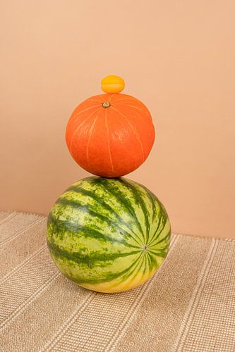 'Strepen in balans’ Fruitstilleven