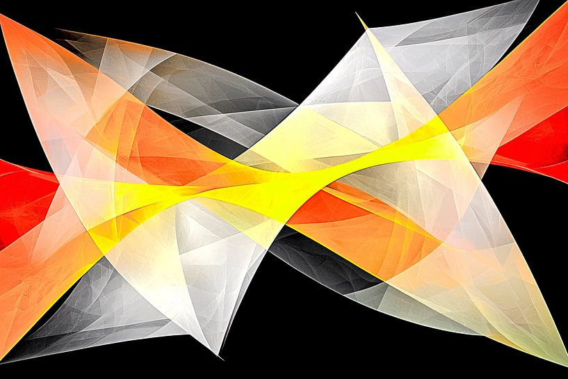 Abstract forms with colourful contrast by Imperial Art House