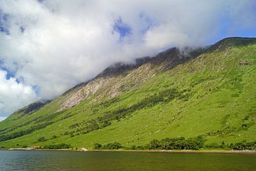 Farbenfrohes Glen Etive in Schottland.