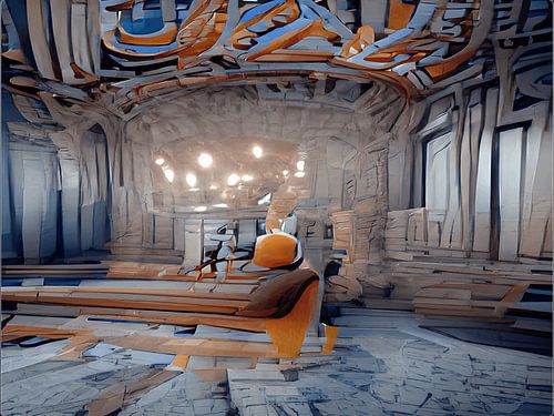 Osmanischer König über die Probleme seines Volkes, 1063 von Yehor Cheban