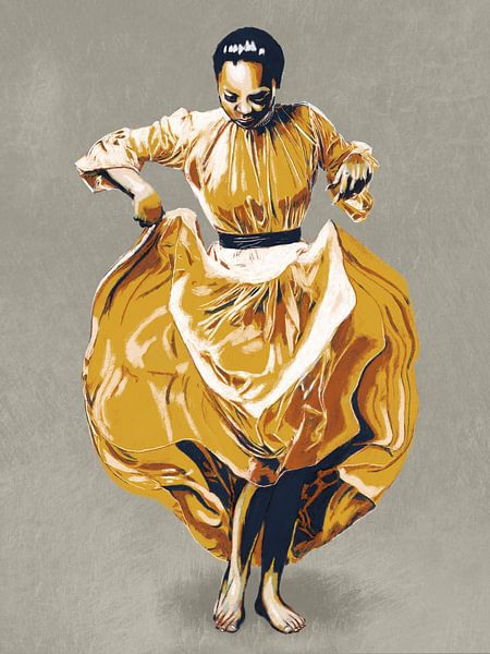 The golden dress by Studio Carper