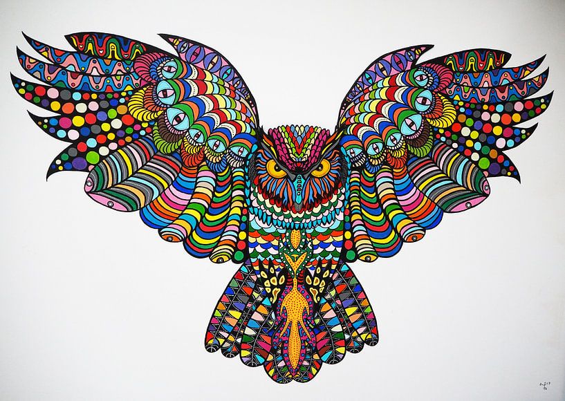 extremely rare owl by franklin van dam