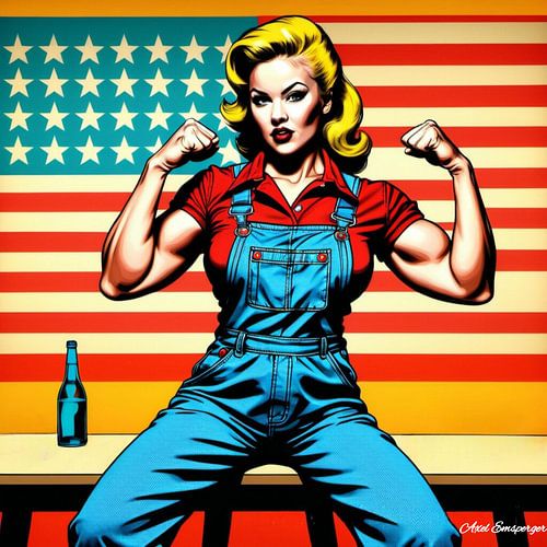 Femme de pouvoir amaricaine