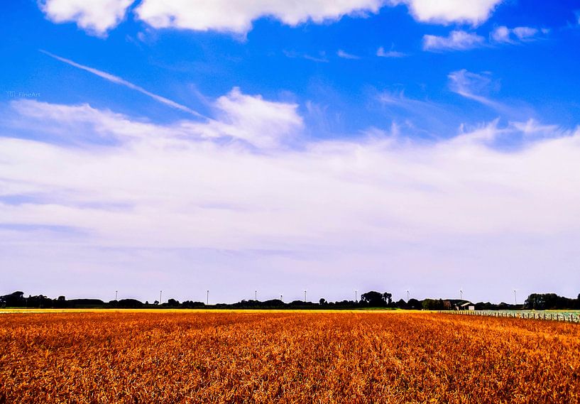 Blauer holländischer Himmel von Yvon van der Wijk