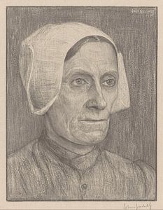 Johan Cohen, Porträt einer unbekannten Frau, 1908