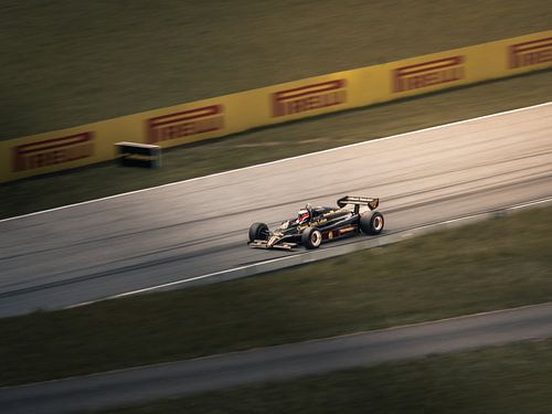Klassieke Lotus Formule 1-auto