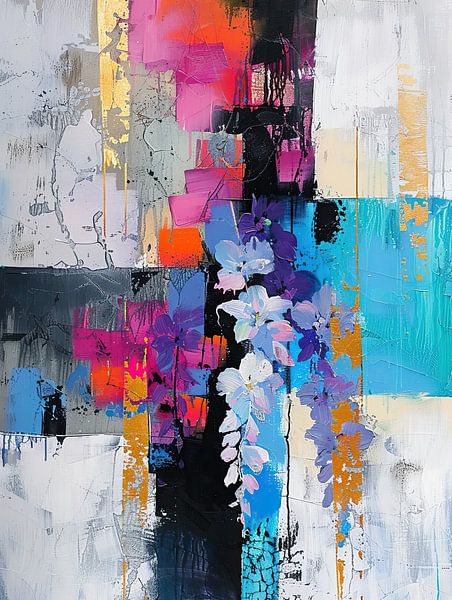 Abstrakt minimal Blume von Abstraktes Gemälde