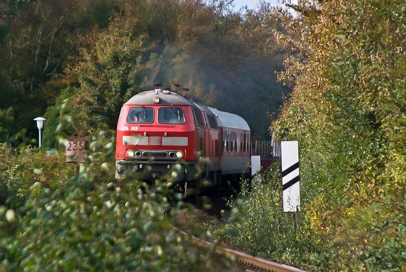 Vertrek van de autotrein van Norbert Sülzner