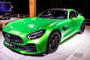 Mercedes-AMG GT R Coupé voiture de sport en vert sur Sjoerd van der Wal Photographie