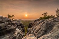 Sunset in the Elbsandstein Mountains by Marc-Sven Kirsch thumbnail