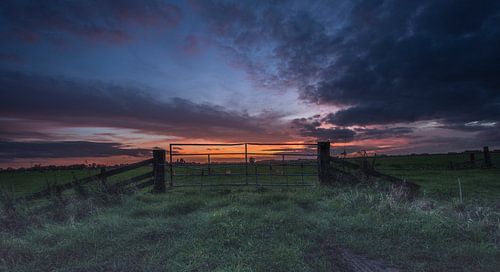 zonsondergang in mastenbroek