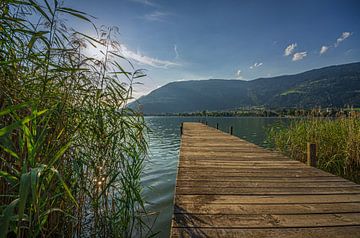 Bootssteg am Ossiacher See von Friedhelm Peters