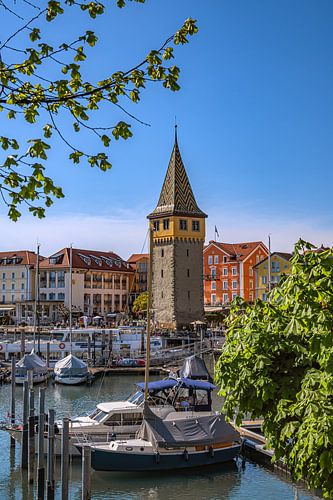 De Mang toren in Lindau aan het Bodenmeer