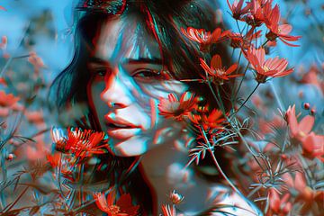 Flowerpower Fantasiebeeld van Egon Zitter