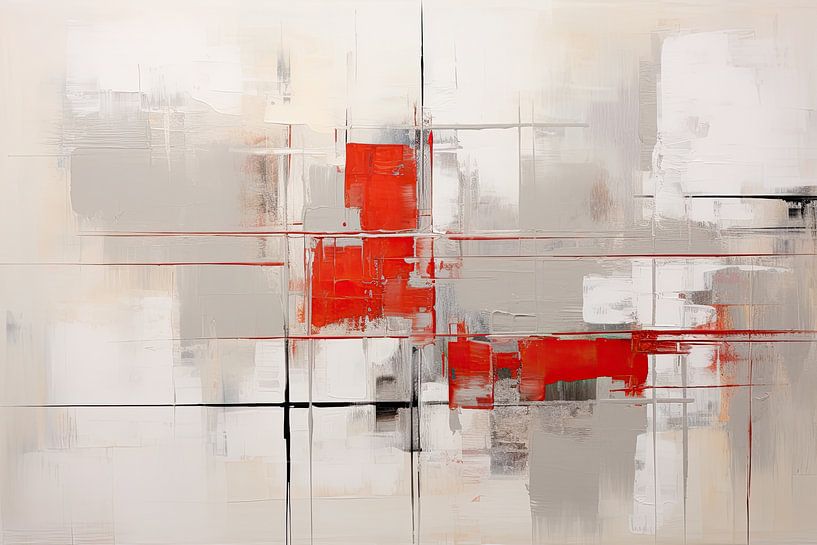 Abstract rood van Imagine