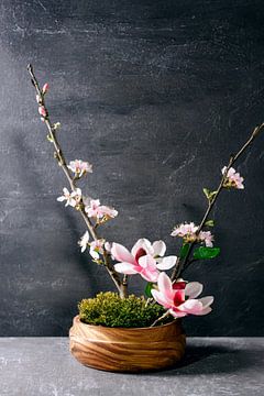 Ikebana flower arranging  by Patricia Hofmeester