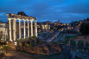 Rom - Forum Romanum bei Nacht