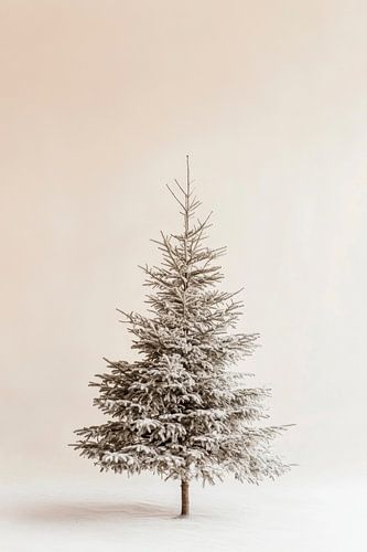 Besneeuwde boom