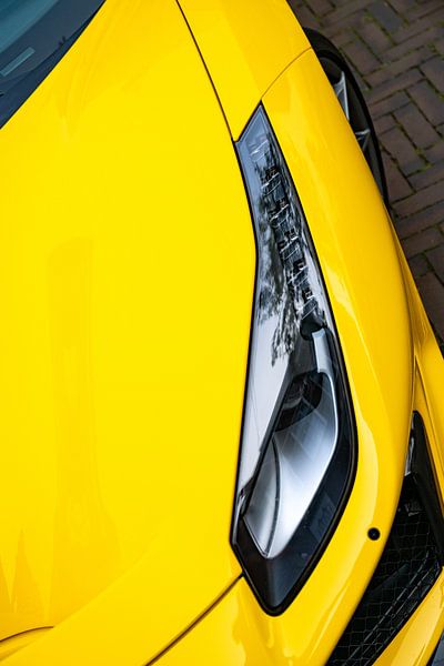 Ferrari 488 Pista sportwagen detail voorzijde van Sjoerd van der Wal Fotografie