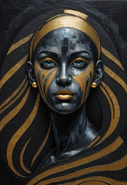 Die goldene Kriegerin von Rowelki_Art