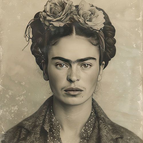 Frida Poster Black and White