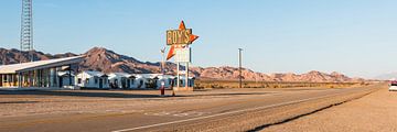 Route 66: Roy's Motel and Café (panorama)