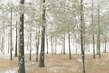 Wo Bäume in Grautönen flüstern von Color Square