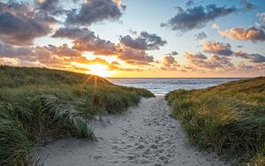 Strandeingang Texel von Justin Sinner Pictures ( Fotograaf op Texel)