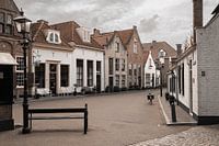 Pitoresk street near the fish market in Harderwijk