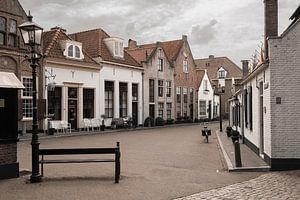 Pitoresk-Straße in der Nähe des Fischmarktes in Harderwijk