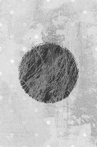 Ikigai. Moderne abstracte minimalistische zen kunst. Japanse stijl X