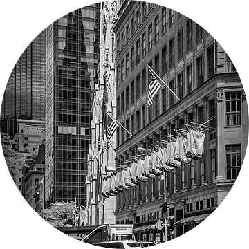 MANHATTAN 5th Avenue | Panorama verticale van Melanie Viola