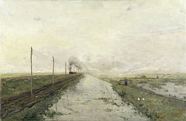 Landscape with a train, Paul Joseph Constantin Gabriel