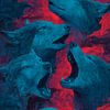 Représentation dramatique de loups hurlants sur Pixelbull Design