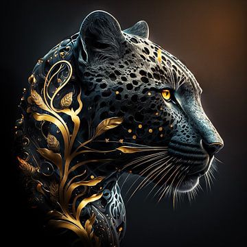 Golden Black Panther No1 von Mutschekiebchen