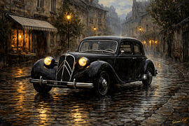 Eine Fahrt durch die Geschichte – Citroën Traction Avant 11CV – 1940 von Johannas Art Creations